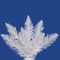 Vickerman 30in. Sparkle White 100 Tips Christmas Tree 50 Multi-color LED Lights